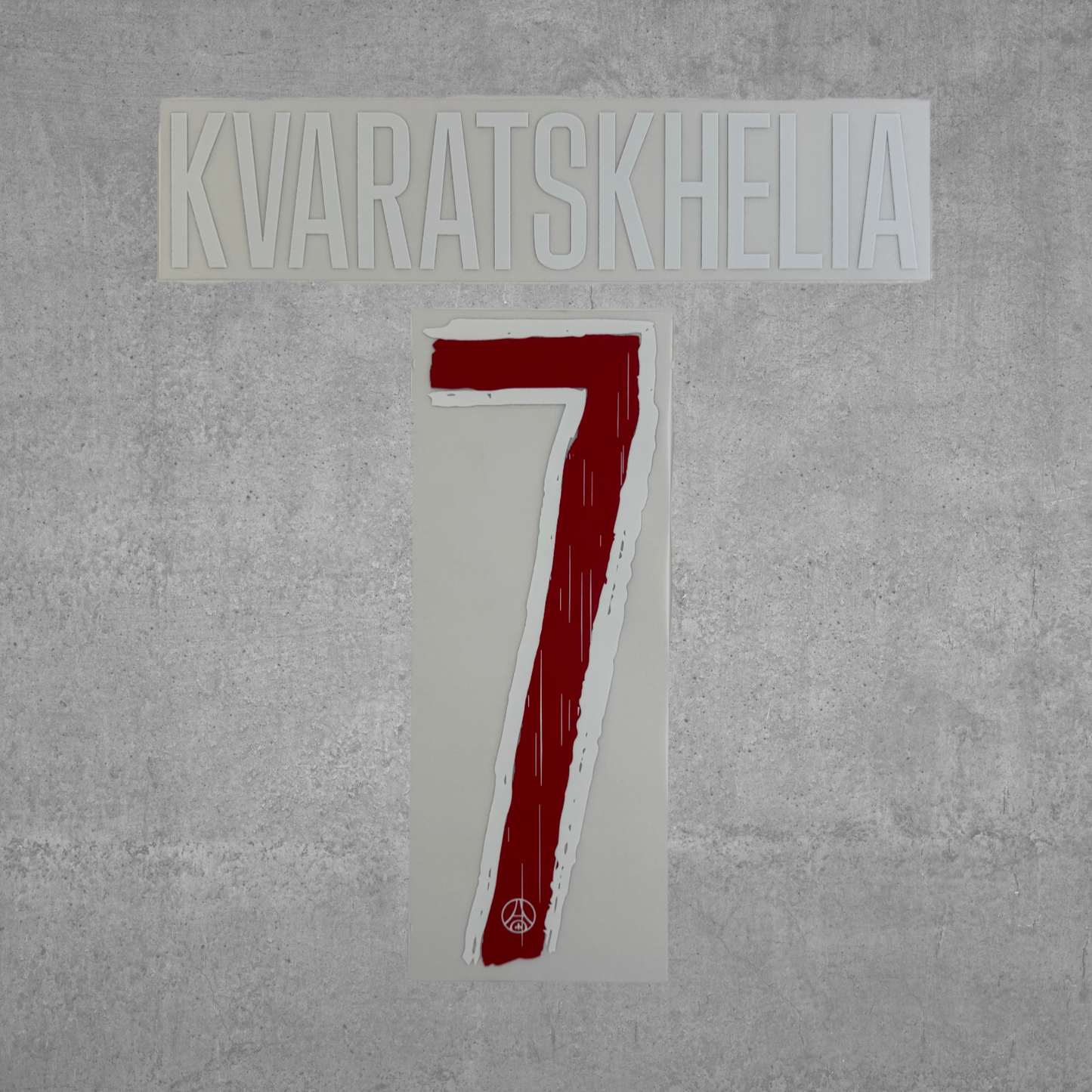 Flocage Officiel - PSG, KVARATSKHELIA, 2024/25, Home LDC