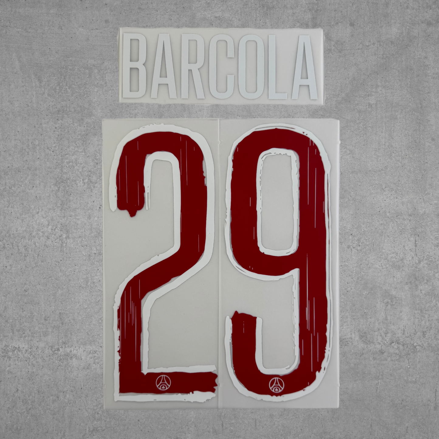 Flocage Officiel - PSG, BARCOLA, 2024/25, Home LDC