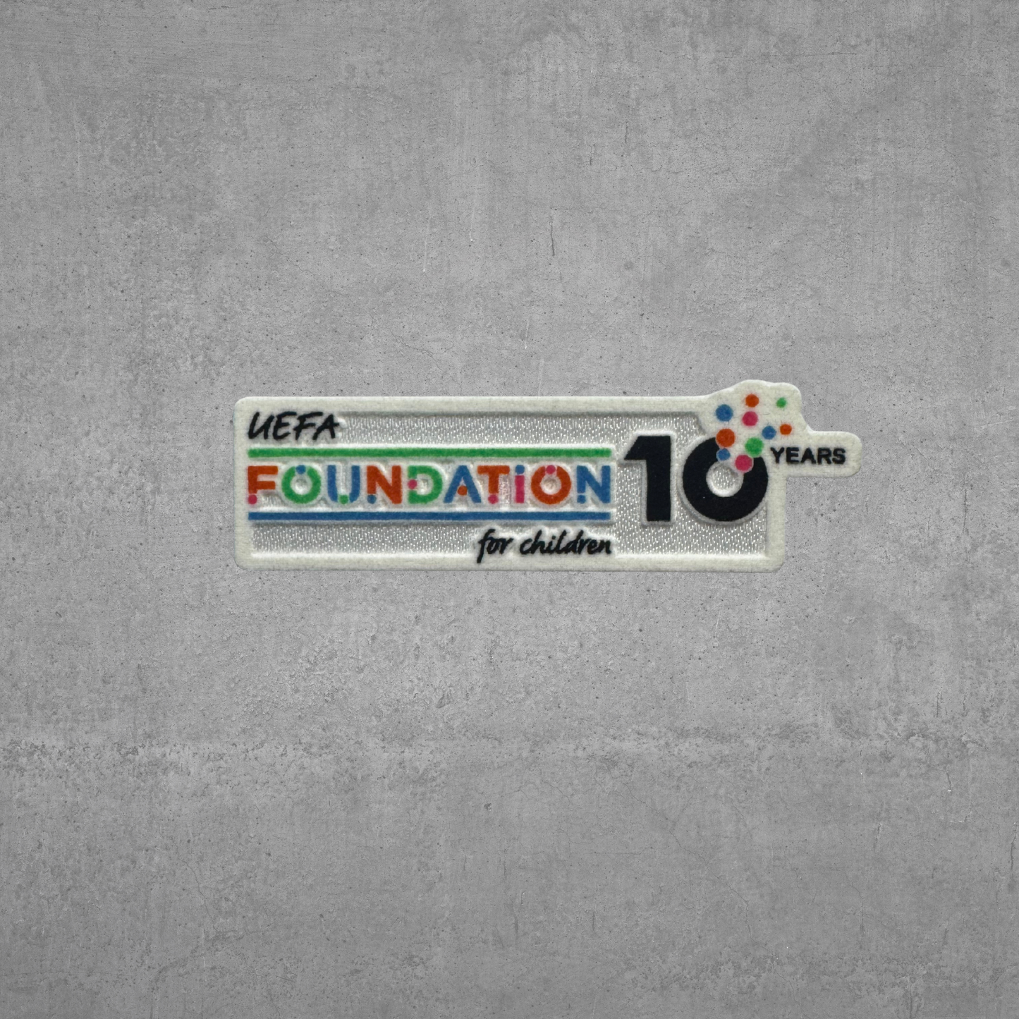 Patch Officiel - UEFA Foundation 10 Years Anniversary